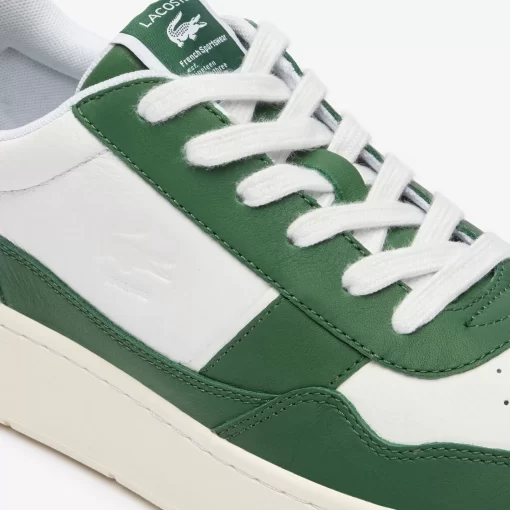 Lacoste Sneakers>Herren-Sneakers Aceclip Premium Aus Kontrast-Leder Grn/Wht 1R7