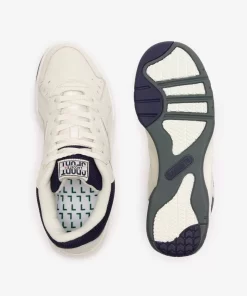 Lacoste Sneakers>Herren-Sneakers Aceline 96 Aus Leder Off White/Navy Wn1