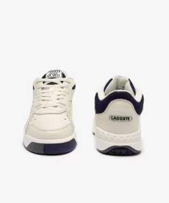 Lacoste Sneakers>Herren-Sneakers Aceline 96 Aus Leder Off White/Navy Wn1