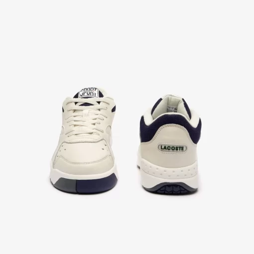 Lacoste Sneakers>Herren-Sneakers Aceline 96 Aus Leder Off White/Navy Wn1