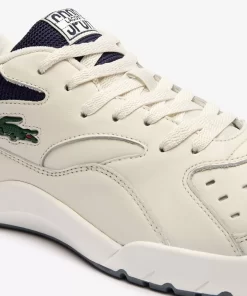 Lacoste Sneakers>Herren-Sneakers Aceline 96 Aus Leder Off White/Navy Wn1