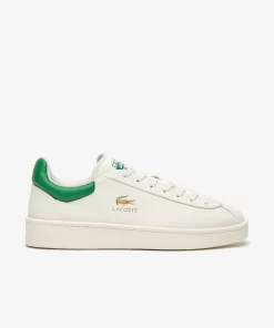 Lacoste Sneakers>Herren-Sneakers Baseshot Aus Premium-Leder White/Green 082