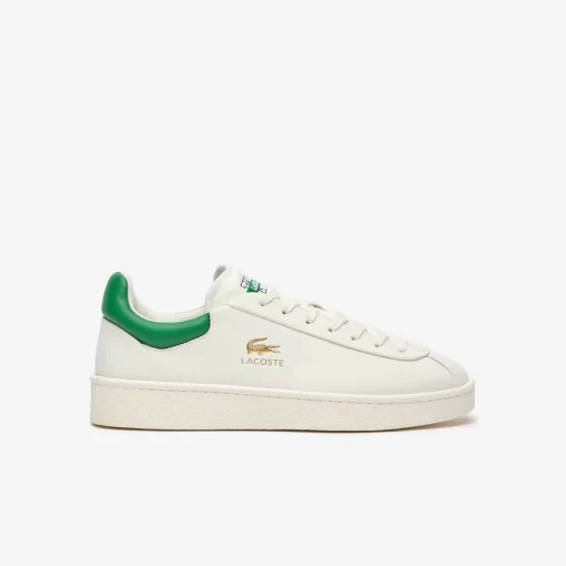 Lacoste Sneakers>Herren-Sneakers Baseshot Aus Premium-Leder White/Green 082