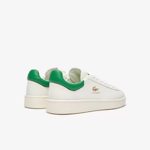 Lacoste Sneakers>Herren-Sneakers Baseshot Aus Premium-Leder White/Green 082