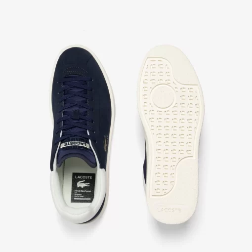 Lacoste Sneakers>Herren-Sneakers Baseshot Aus Premium-Leder Nvy/Off Wht J18