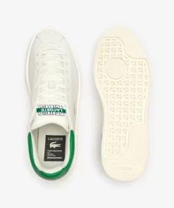 Lacoste Sneakers>Herren-Sneakers Baseshot Aus Premium-Leder White/Green 082