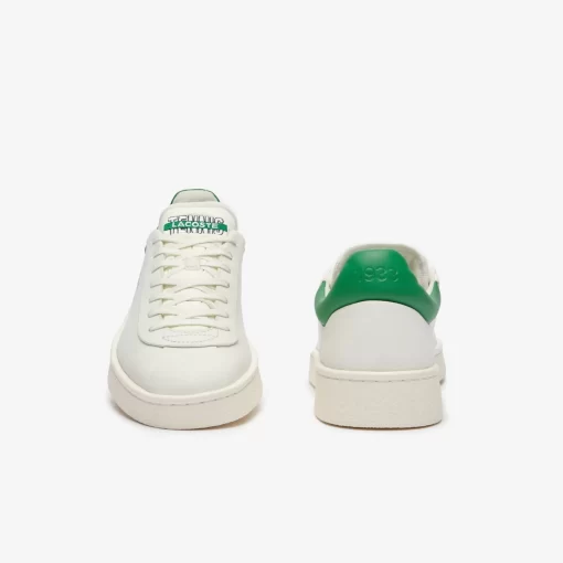 Lacoste Sneakers>Herren-Sneakers Baseshot Aus Premium-Leder White/Green 082