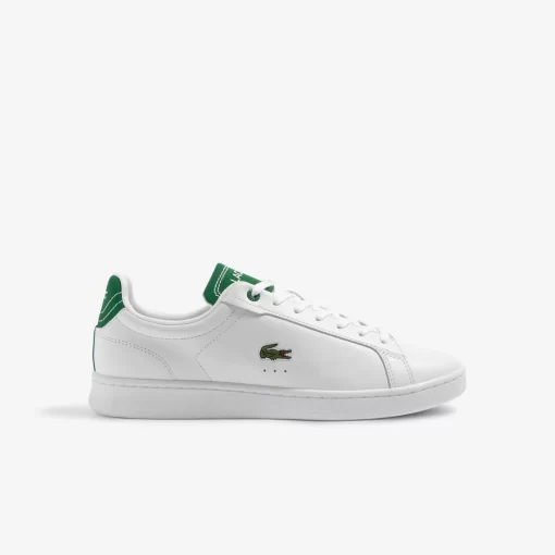 Lacoste Sneakers>Herren-Sneakers Carnaby Pro Aus Kontrast-Leder White/Green 082