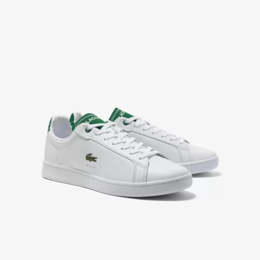 Lacoste Sneakers>Herren-Sneakers Carnaby Pro Aus Kontrast-Leder White/Green 082