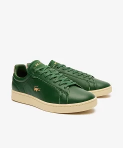 Lacoste Sneakers>Herren-Sneakers Carnaby Pro Aus Leder Dk Grn/Off Wht 1X3