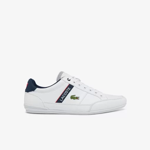 Lacoste Sneakers>Herren-Sneakers Chaymon Aus Textil Und Synthetik Wht/Nvy/Red 407