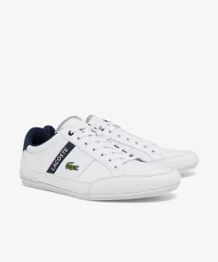 Lacoste Sneakers>Herren-Sneakers Chaymon Aus Textil Und Synthetik Wht/Nvy/Red 407