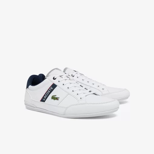 Lacoste Sneakers>Herren-Sneakers Chaymon Aus Textil Und Synthetik Wht/Nvy/Red 407