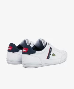 Lacoste Sneakers>Herren-Sneakers Chaymon Aus Textil Und Synthetik Wht/Nvy/Red 407