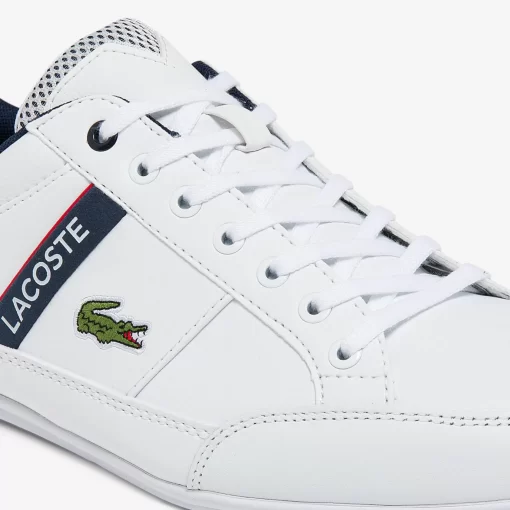 Lacoste Sneakers>Herren-Sneakers Chaymon Aus Textil Und Synthetik Wht/Nvy/Red 407