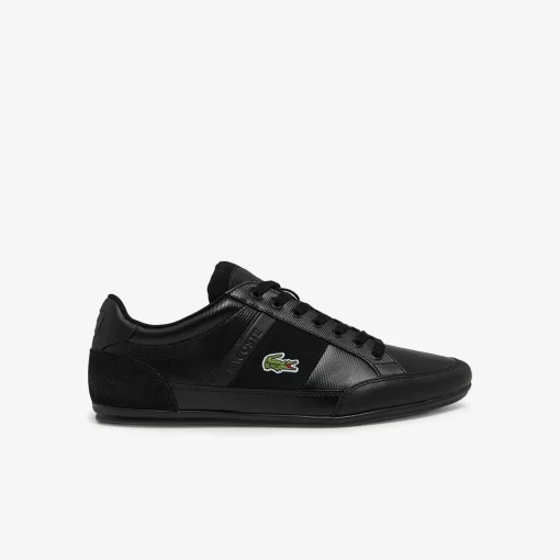 Lacoste Sneakers>Herren-Sneakers Chaymon Bl Aus Leder Und Synthetik Black / Black 02H