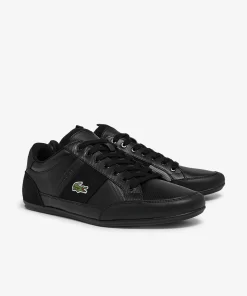 Lacoste Sneakers>Herren-Sneakers Chaymon Bl Aus Leder Und Synthetik Black / Black 02H