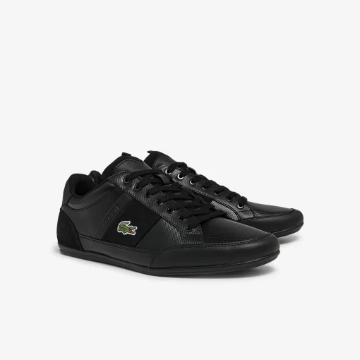 Lacoste Sneakers>Herren-Sneakers Chaymon Bl Aus Leder Und Synthetik Black / Black 02H