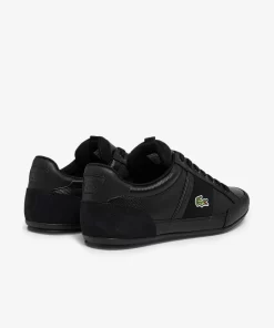 Lacoste Sneakers>Herren-Sneakers Chaymon Bl Aus Leder Und Synthetik Black / Black 02H