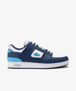 Lacoste Sneakers>Herren-Sneakers Court Cage Aus Leder Marineblau Weis 092