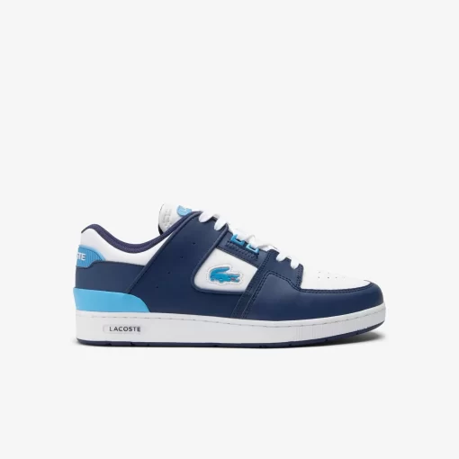 Lacoste Sneakers>Herren-Sneakers Court Cage Aus Leder Marineblau Weis 092