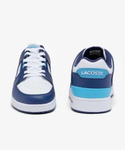 Lacoste Sneakers>Herren-Sneakers Court Cage Aus Leder Marineblau Weis 092