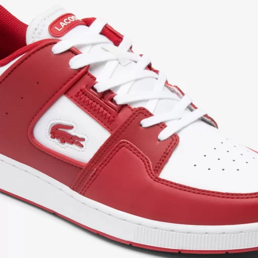 Lacoste Sneakers>Herren-Sneakers Court Cage Aus Leder Red/White 17K