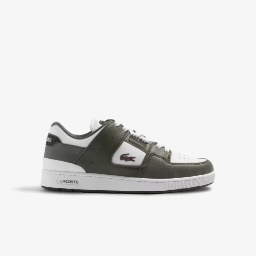 Lacoste Sneakers>Herren-Sneakers Court Cage Aus Leder Mit Ose Wht/Khk 2H4