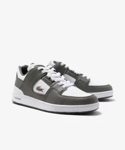 Lacoste Sneakers>Herren-Sneakers Court Cage Aus Leder Mit Ose Wht/Khk 2H4