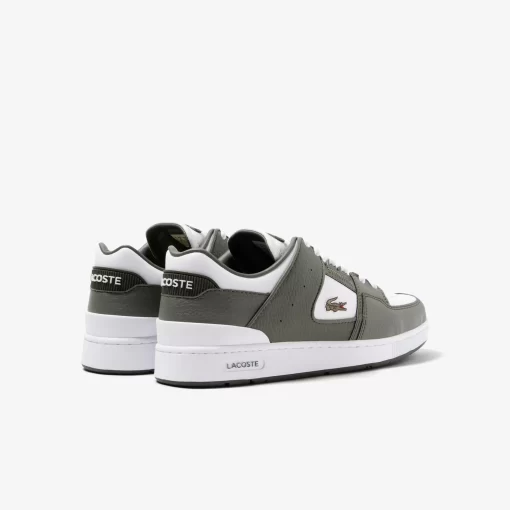 Lacoste Sneakers>Herren-Sneakers Court Cage Aus Leder Mit Ose Wht/Khk 2H4