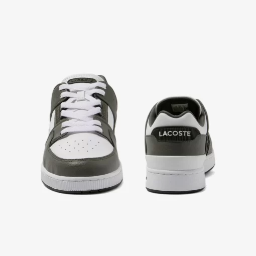 Lacoste Sneakers>Herren-Sneakers Court Cage Aus Leder Mit Ose Wht/Khk 2H4