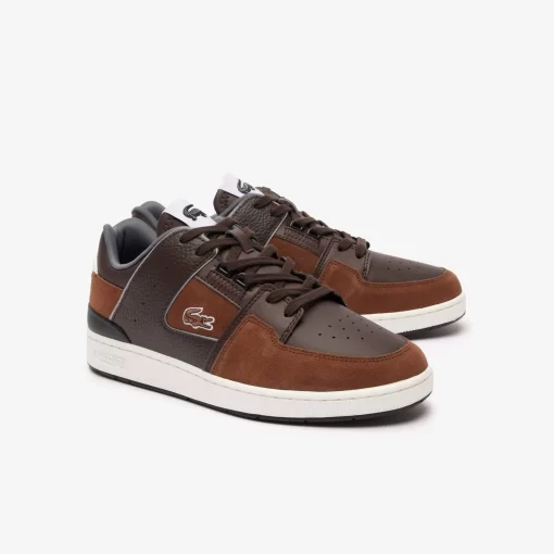 Lacoste Sneakers>Herren-Sneakers Court Cage Aus Verschiedenen Materialien Dk Brw/Blk 257