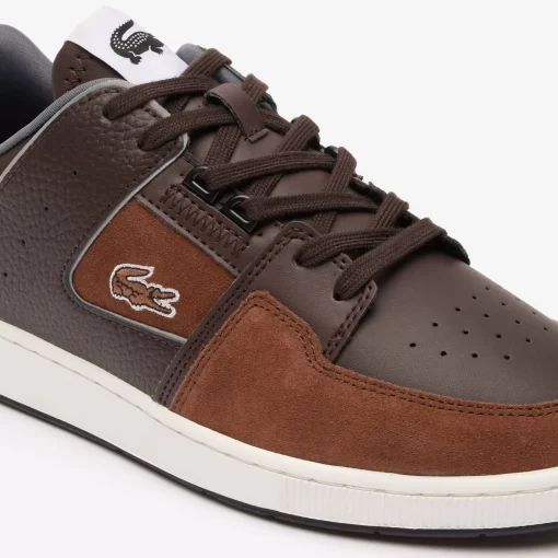 Lacoste Sneakers>Herren-Sneakers Court Cage Aus Verschiedenen Materialien Dk Brw/Blk 257