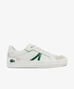 Lacoste Sneakers>Herren-Sneakers L004 Aus Leder White/Green 082