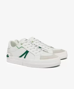 Lacoste Sneakers>Herren-Sneakers L004 Aus Leder White/Green 082