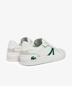 Lacoste Sneakers>Herren-Sneakers L004 Aus Leder White/Green 082