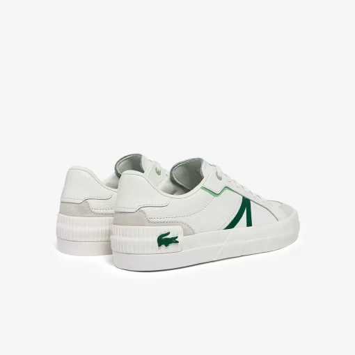 Lacoste Sneakers>Herren-Sneakers L004 Aus Leder White/Green 082