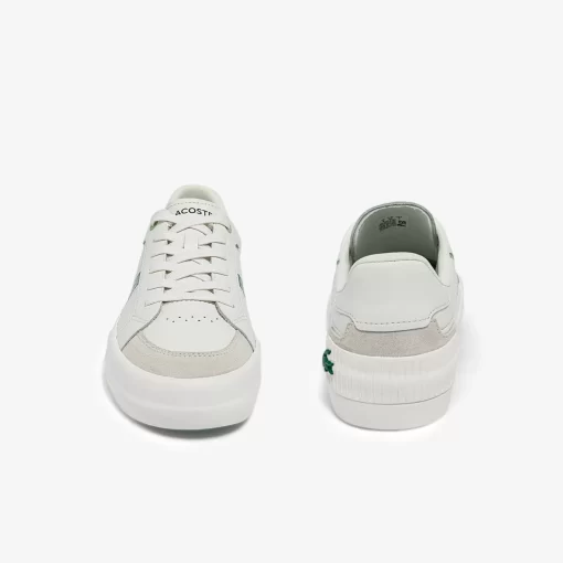 Lacoste Sneakers>Herren-Sneakers L004 Aus Leder White/Green 082