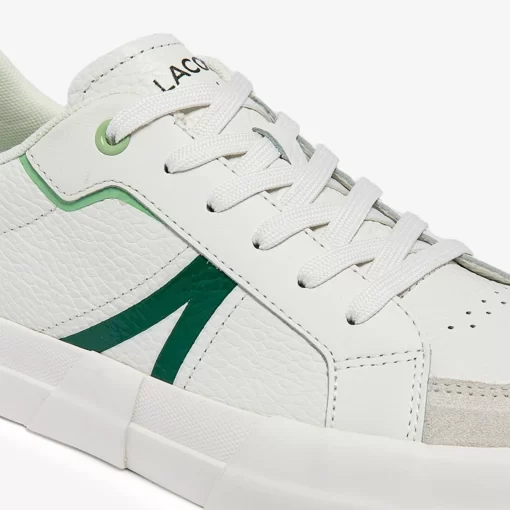 Lacoste Sneakers>Herren-Sneakers L004 Aus Leder White/Green 082