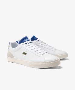 Lacoste Sneakers>Herren-Sneakers Lerond Pro Aus Leder Mit Fersen-Pop Wht/Dk Blue X96