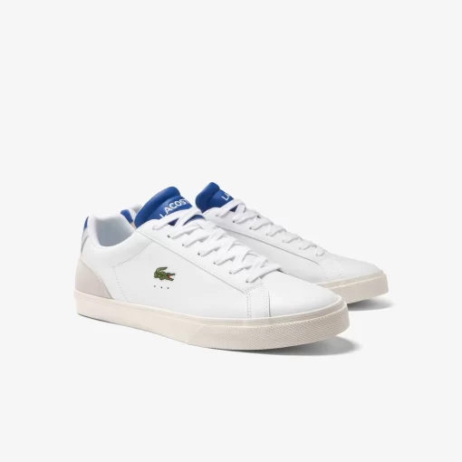 Lacoste Sneakers>Herren-Sneakers Lerond Pro Aus Leder Mit Fersen-Pop Wht/Dk Blue X96