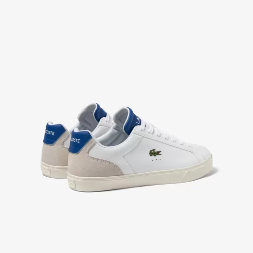 Lacoste Sneakers>Herren-Sneakers Lerond Pro Aus Leder Mit Fersen-Pop Wht/Dk Blue X96