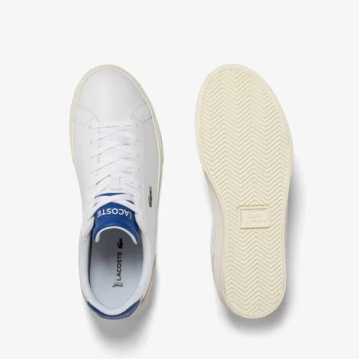 Lacoste Sneakers>Herren-Sneakers Lerond Pro Aus Leder Mit Fersen-Pop Wht/Dk Blue X96