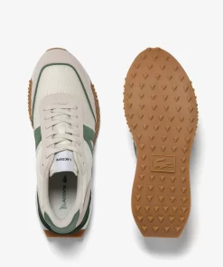 Lacoste Sneakers>Herren-Sneakers L-Spin Deluxe Aus Leder White/Green 082