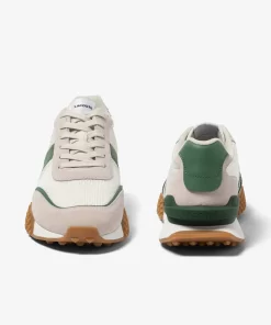 Lacoste Sneakers>Herren-Sneakers L-Spin Deluxe Aus Leder White/Green 082