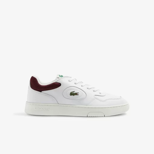 Lacoste Sneakers>Herren-Sneakers Lineset Aus Leder Wht/Burg 2G1