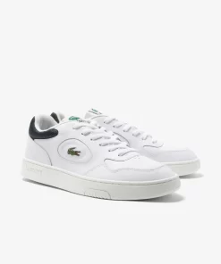 Lacoste Sneakers>Herren-Sneakers Lineset Aus Leder White/Dark Green 1R5