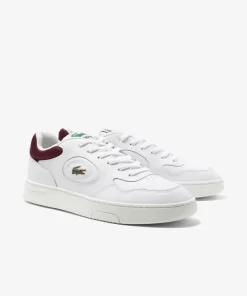 Lacoste Sneakers>Herren-Sneakers Lineset Aus Leder Wht/Burg 2G1