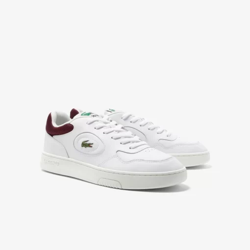 Lacoste Sneakers>Herren-Sneakers Lineset Aus Leder Wht/Burg 2G1