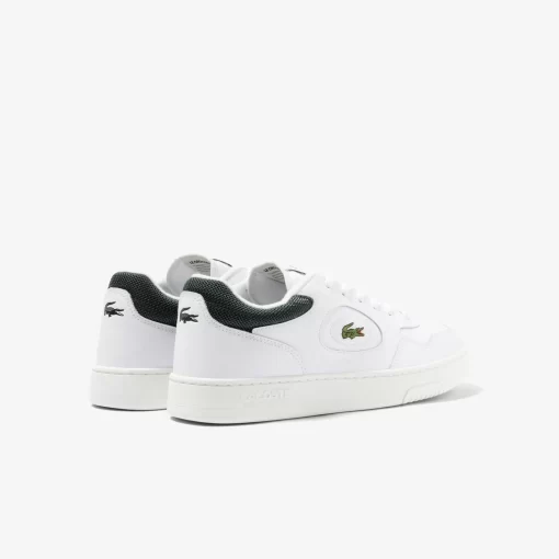 Lacoste Sneakers>Herren-Sneakers Lineset Aus Leder White/Dark Green 1R5